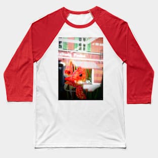 Something Fishy, some large goldfish against a towns reflections Baseball T-Shirt